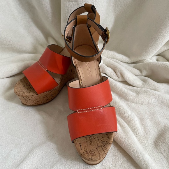 Coach wedges, perfect for summer! Never worn. - Picture 5 of 5